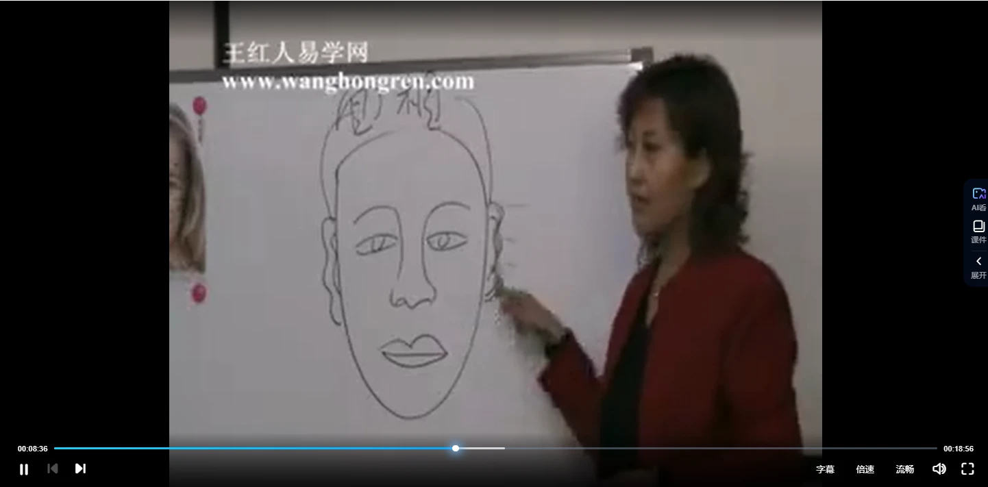 图片[5]_王红人-面相教学（视频21集+笔记）_易经玄学资料网