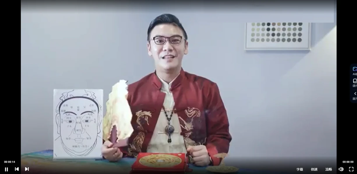 邱圣文面相心理学 14节读脸心理学课一眼看透Ta_易经玄学资料网