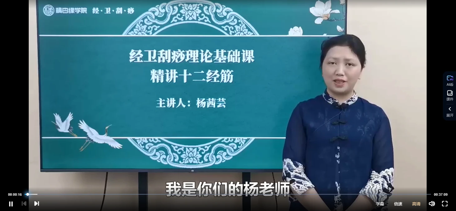 图片[4]_杨茜芸《经卫刮痧实战班》（视频14集）_易经玄学资料网