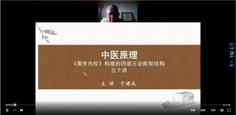 于建成中医原理50讲:《黄帝内经》构建的四部五论框架结构_易经玄学资料网
