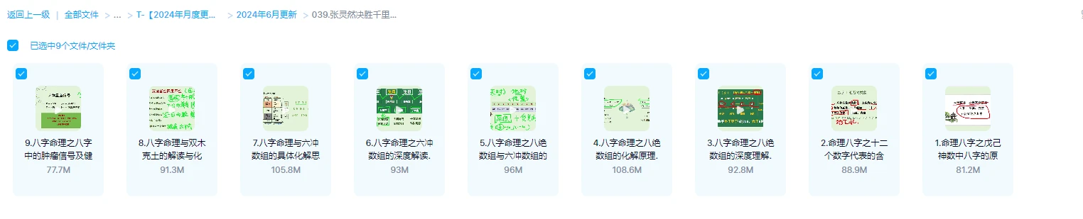 图片[1]_张灵然《决胜千里易学班-八字命理》视频9集_易经玄学资料网