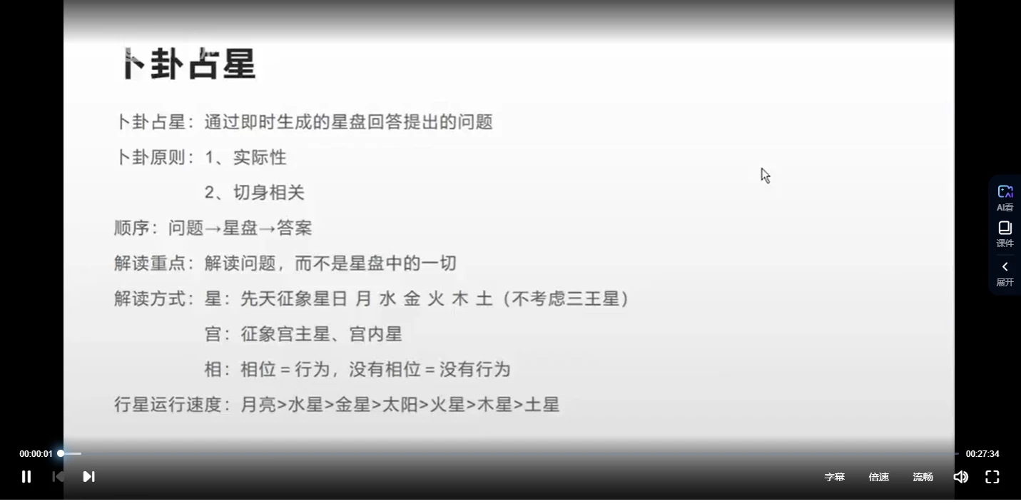 星星学院《占星初级+中级+高级》视频69集_易经玄学资料网