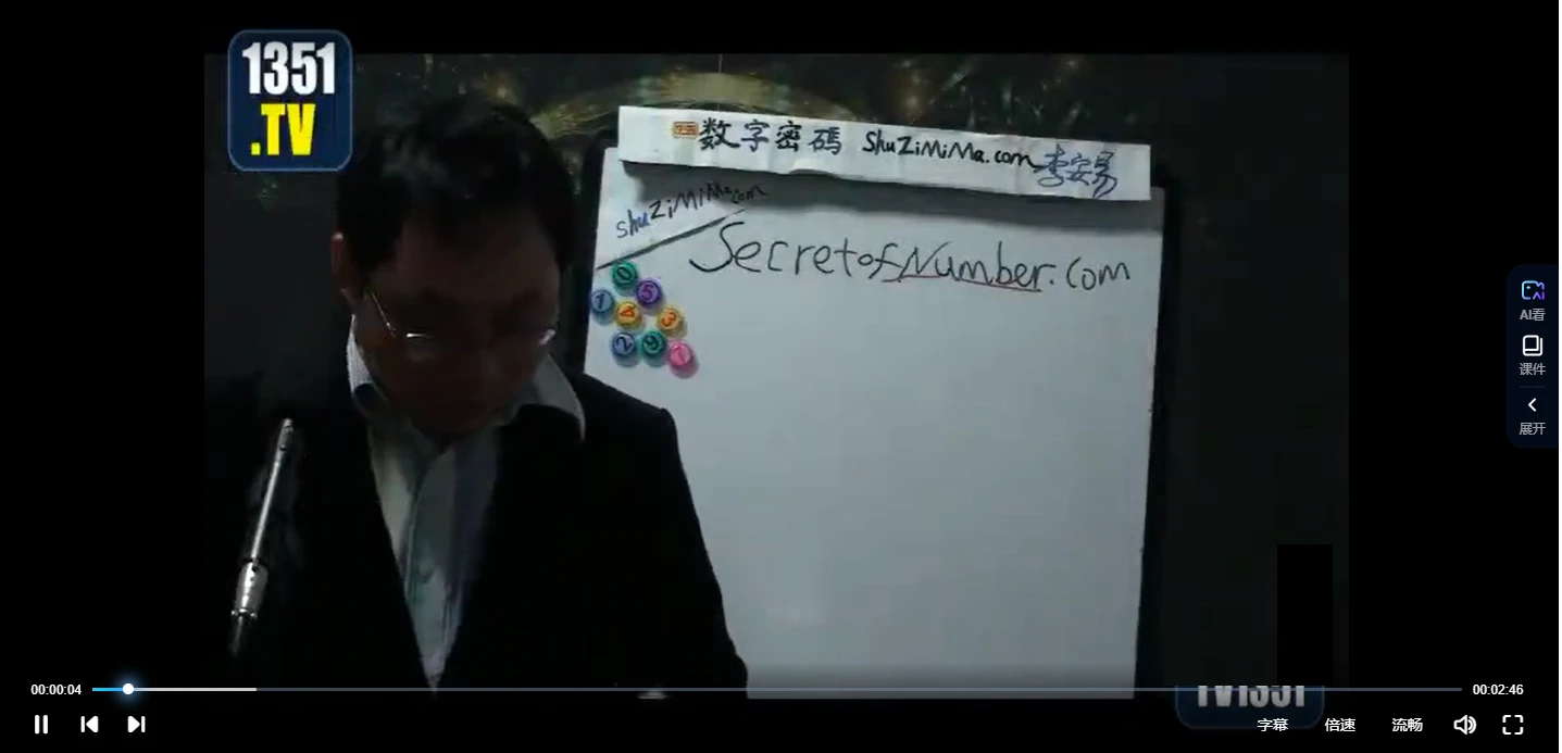 图片[2]_李安易《易经数字密码》视频144集_易经玄学资料网