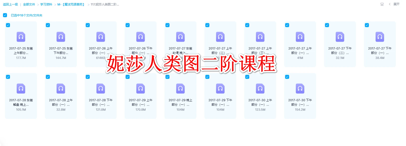 妮莎人类图二阶课程（音频18集）_易经玄学资料网