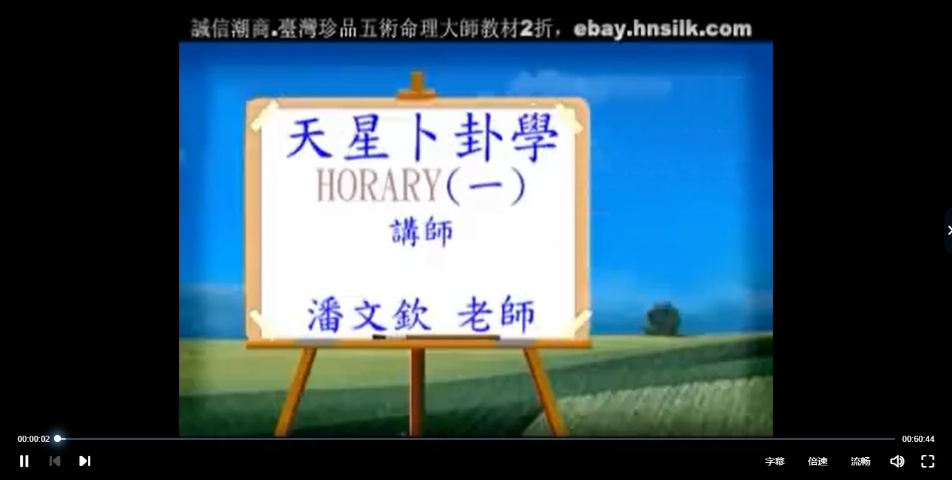 潘文钦占星学中西讲座24集＋高阶天星占卦学3讲22集_易经玄学资料网