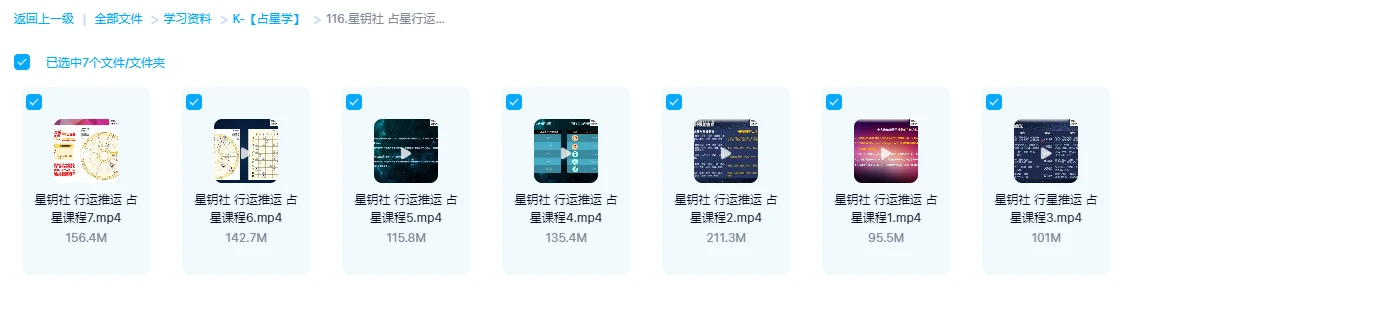 图片[1]_星钥社-占星行运、推运课程（视频7讲）_易经玄学资料网