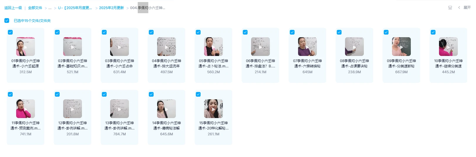 图片[1]_李佩袀《小六壬神通术》（视频15集）_易经玄学资料网