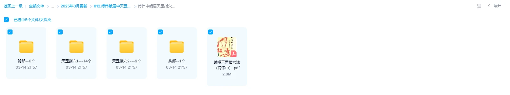 图片[6]_傅伟峨眉中天罡指穴法培训班高清视频30个+电子书24本（视频+文档电子书）_易经玄学资料网