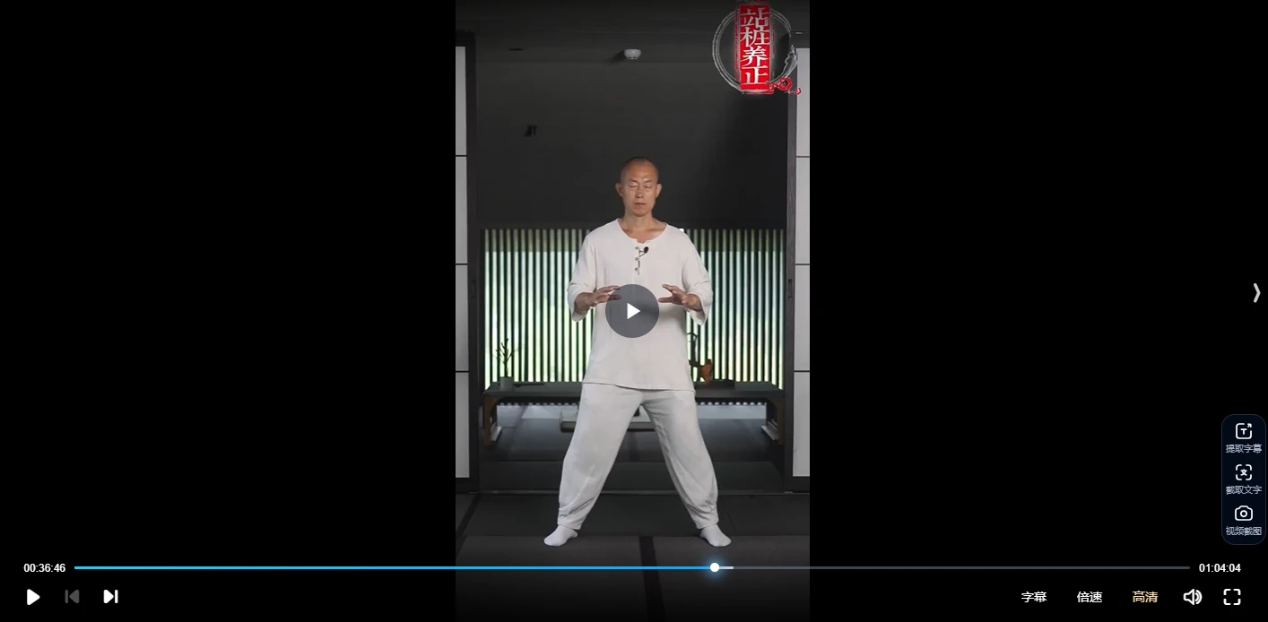 图片[4]_【桩功‬好课】桩道周‬天高功班 七周49天练跟‬好课（原版全167讲频视‬课）_易经玄学资料网