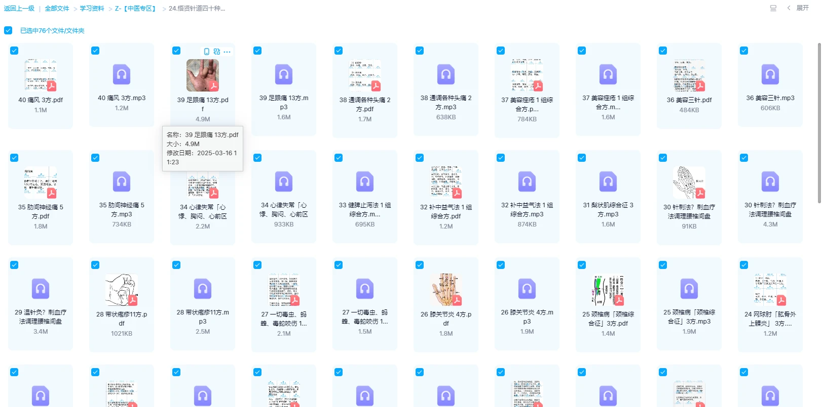 悟贤针道四十种病症之精品课程（音频+讲义）_易经玄学资料网