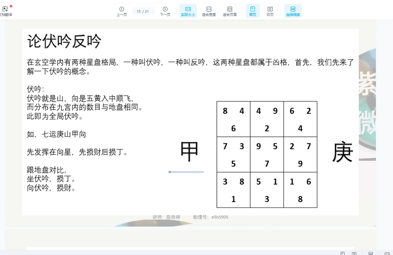 图片[5]_依婷2021紫微斗数玄空飞星（视频+PDF课件）_易经玄学资料网