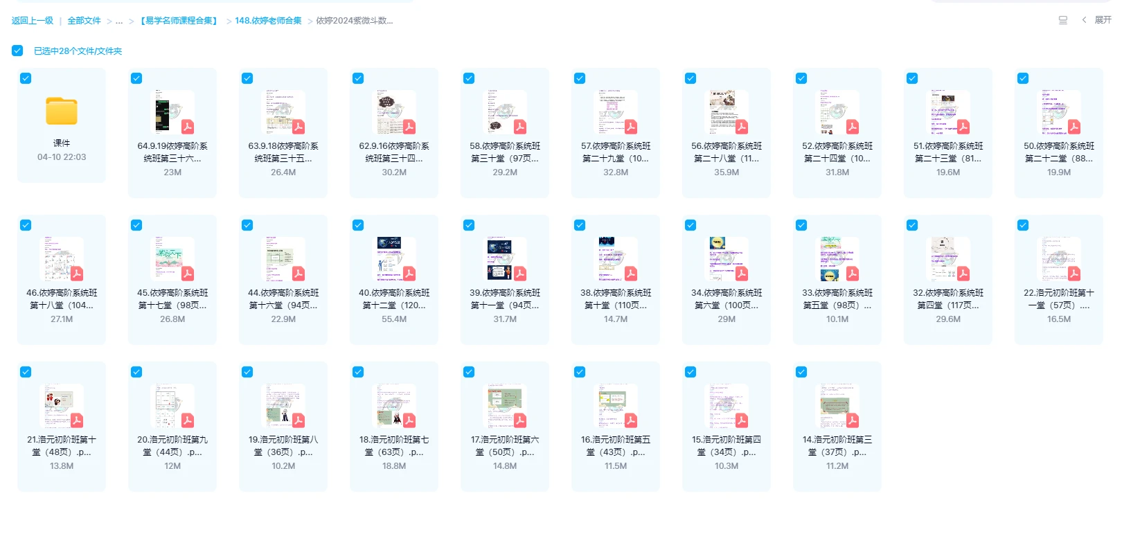 图片[1]_依婷2024紫微斗数课件合集_易经玄学资料网
