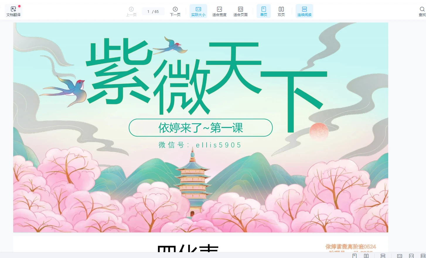 依婷2024紫微斗数课件合集_易经玄学资料网