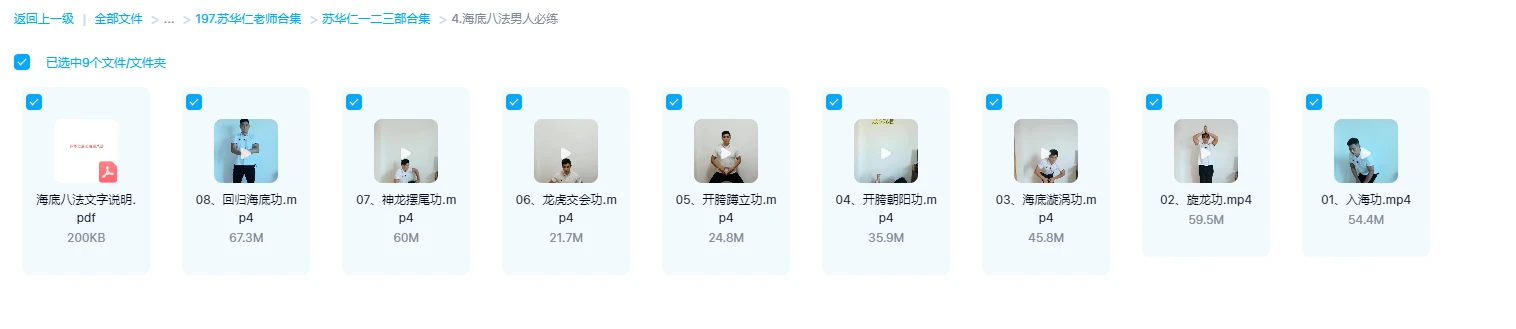 图片[1]_苏华仁海底八法男人必练（视频9集）_易经玄学资料网