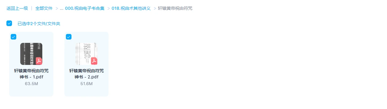 图片[1]_《轩辕黄帝祝由符咒》PDF电子书（共2册）_易经玄学资料网