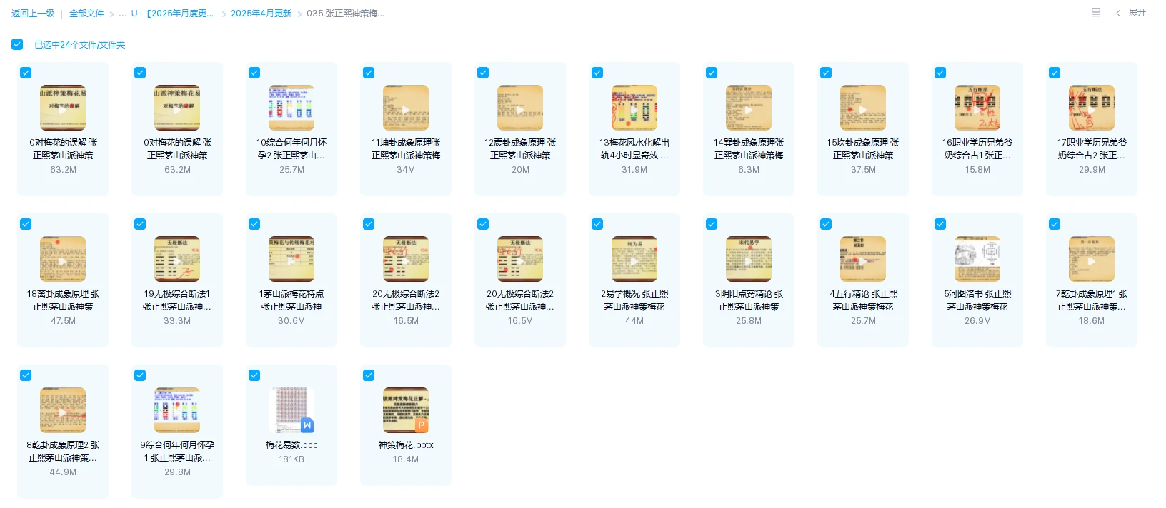 图片[1]_张正熙神策梅花（视频20集）_易经玄学资料网