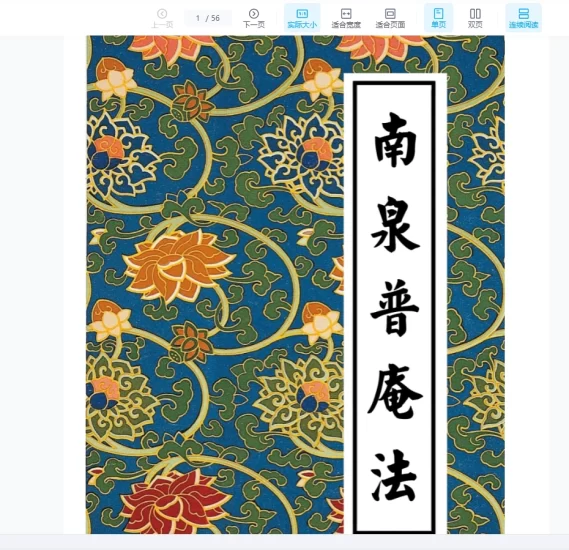 《南泉普庵法》内有坛图,传承字辈,兵马召法用法PDF_易经玄学资料网