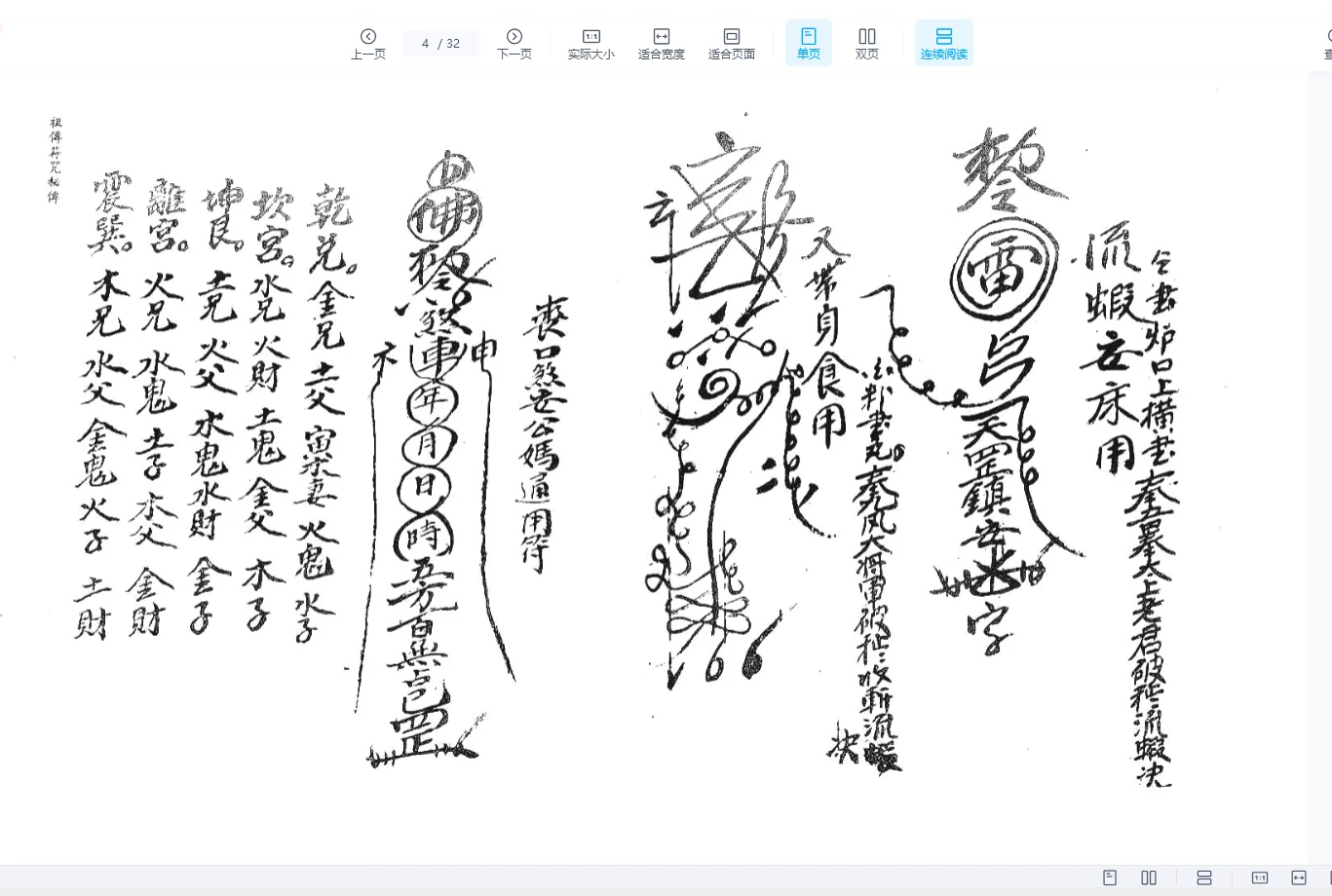 图片[3]_《祖传符咒秘传》手抄原本（32页）_易经玄学资料网