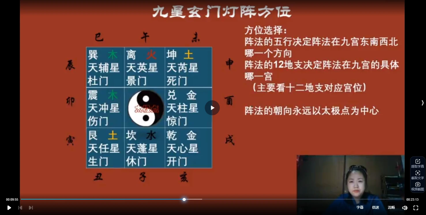 图片[2]_九星玄门灯阵（视频1集）_易经玄学资料网