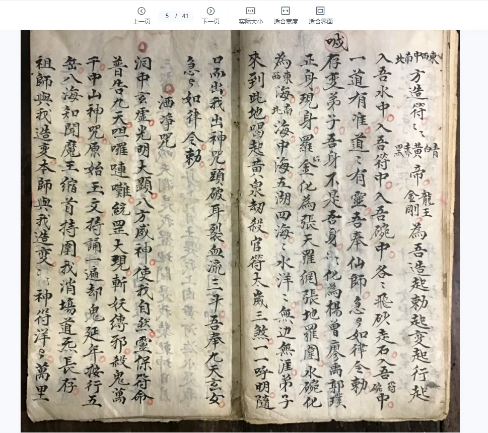 图片[5]_道教符咒法本《符本经验》星顺堂主人（手抄本）PDF（41页）_易经玄学资料网