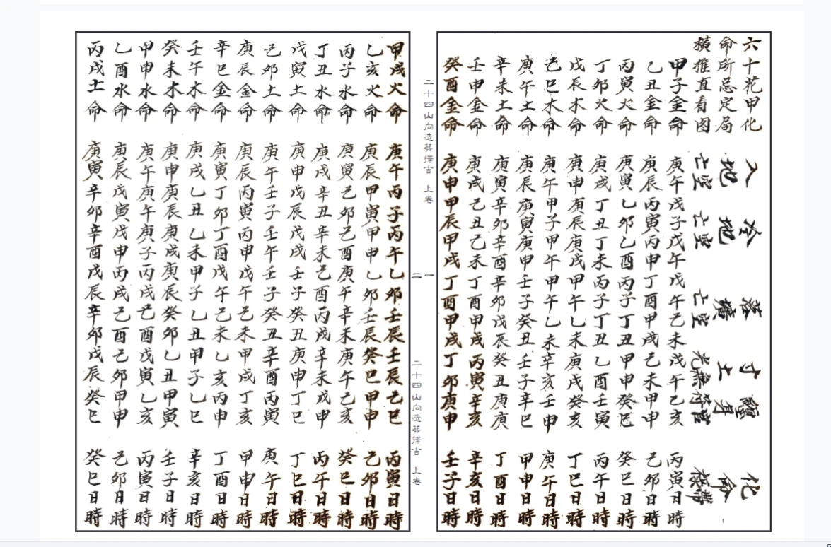 图片[3]_风水堪舆秘本《二十四山向造葬择吉》上中下卷（上中下3册）_易经玄学资料网
