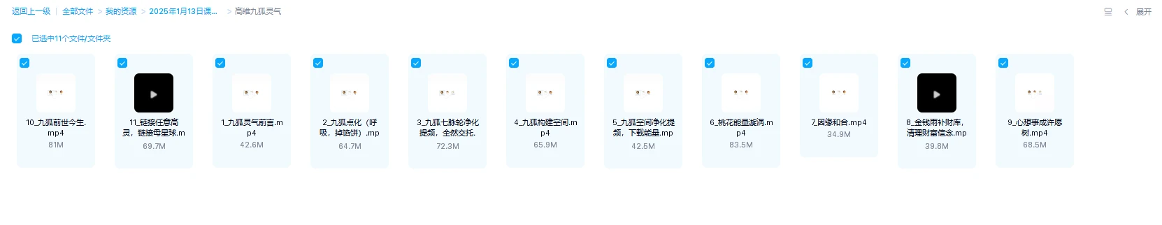 图片[1]_高维九狐灵气（音频11集）_易经玄学资料网