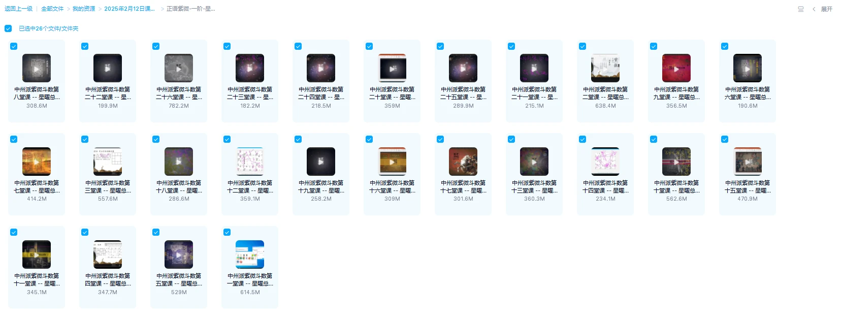 图片[1]_正语紫微-一阶-星曜总论（视频26集）_易经玄学资料网