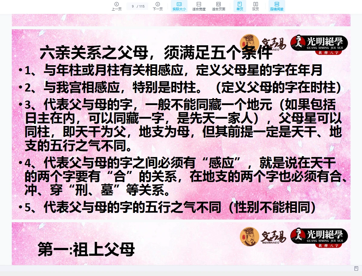 图片[4]_周宸琋老师《六亲直断》视频+讲义_易经玄学资料网