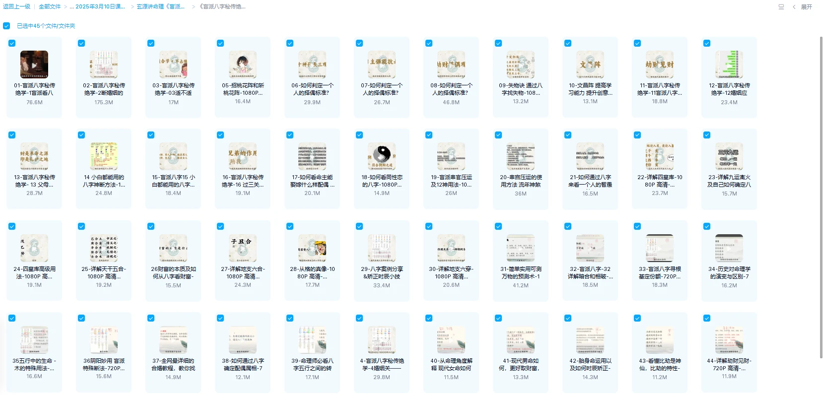 图片[1]_玄源讲命理《盲派八字秘传绝学》视频62集_易经玄学资料网
