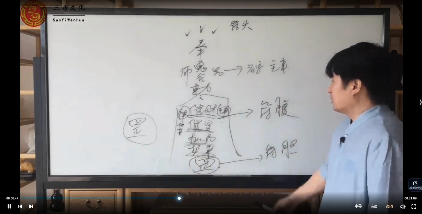 图片[3]_童坤元《道家阴盘奇门符咒班》视频23集_易经玄学资料网