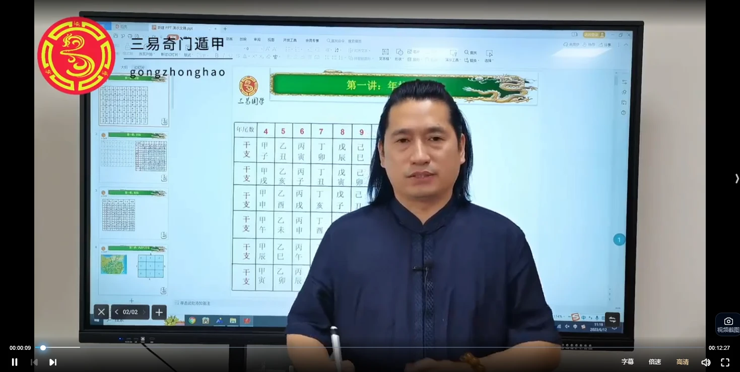 图片[2]_童坤元2023年奇门遁甲终生局（视频23集）_易经玄学资料网