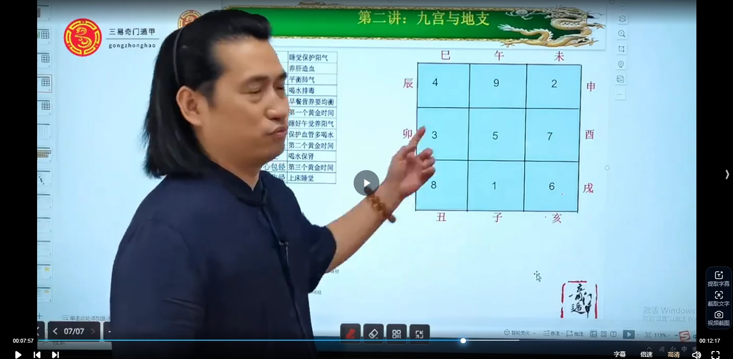 童坤元2023年奇门遁甲终生局（视频23集）_易经玄学资料网