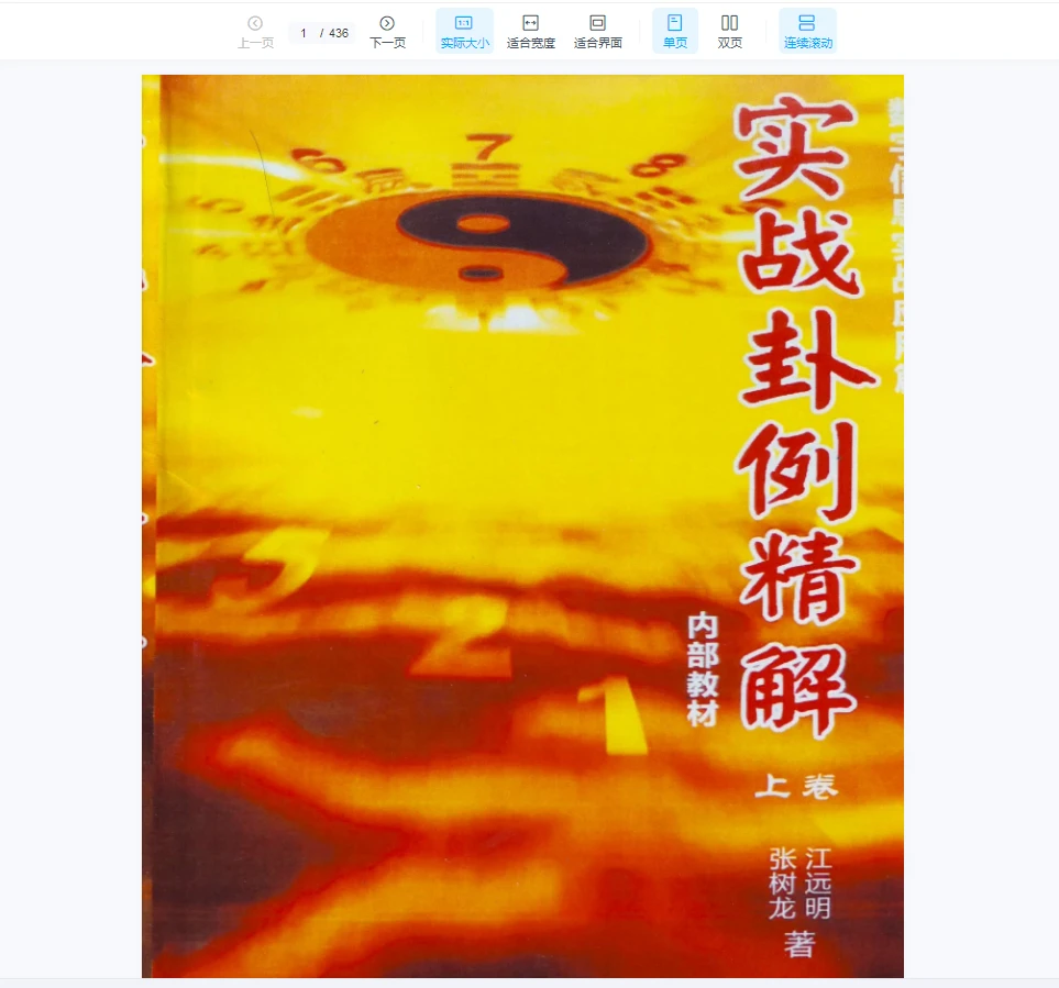 江远明《实战卦例精解上下册》PDF（436页）_易经玄学资料网