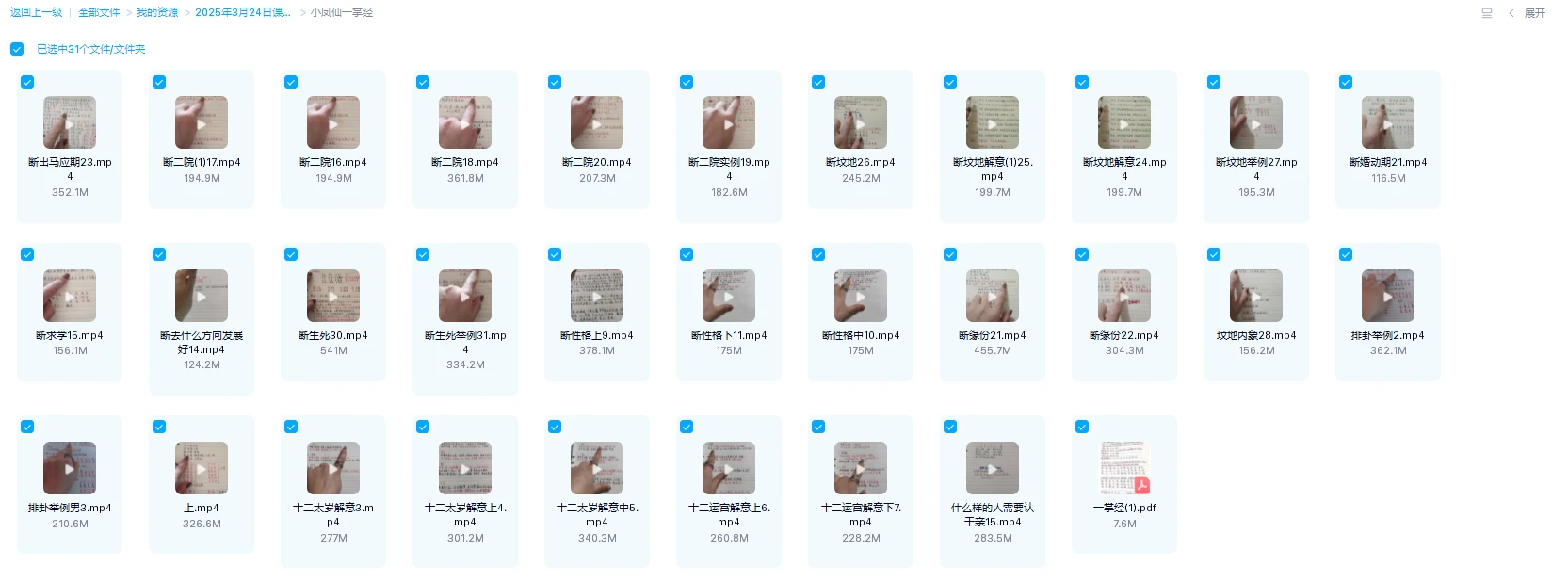 图片[1]_小凤仙一掌经（视频30集+文档）_易经玄学资料网