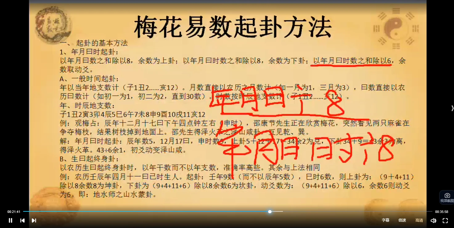 张正熙-无极大成神策梅花易数（视频108集）_易经玄学资料网
