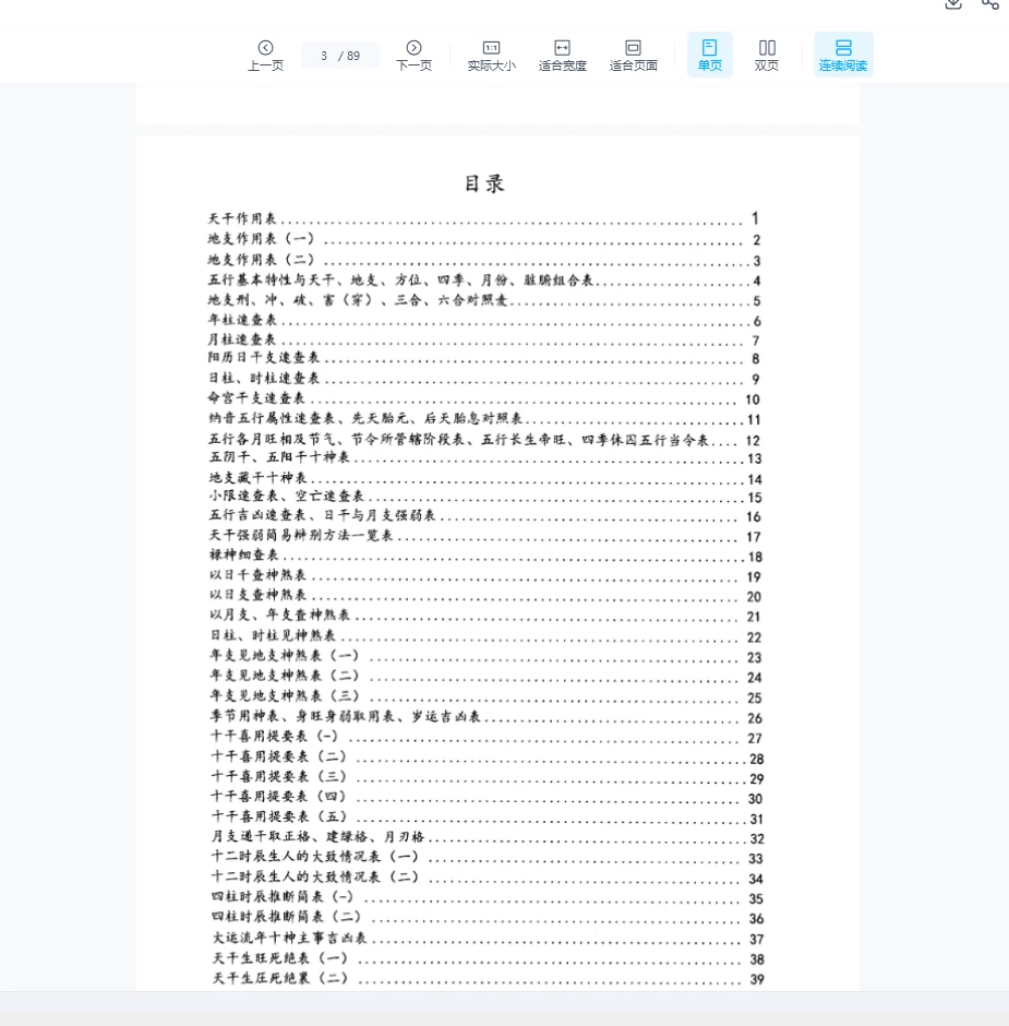 图片[3]_八字速查表（龚名山编著）现代（88页）_易经玄学资料网