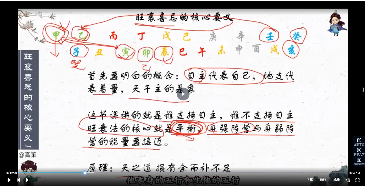 图片[5]_高策四柱学基础进阶高级全套课程（视频72集）_易经玄学资料网