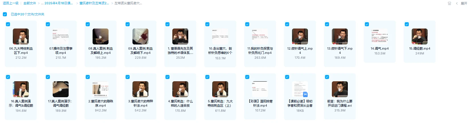 图片[1]_左常波《从董氏奇穴到针灸炁化门》（视频20集）_易经玄学资料网