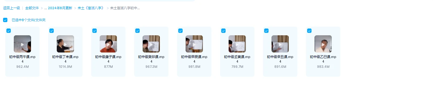 图片[2]_未土《盲派八字》（28集）_易经玄学资料网