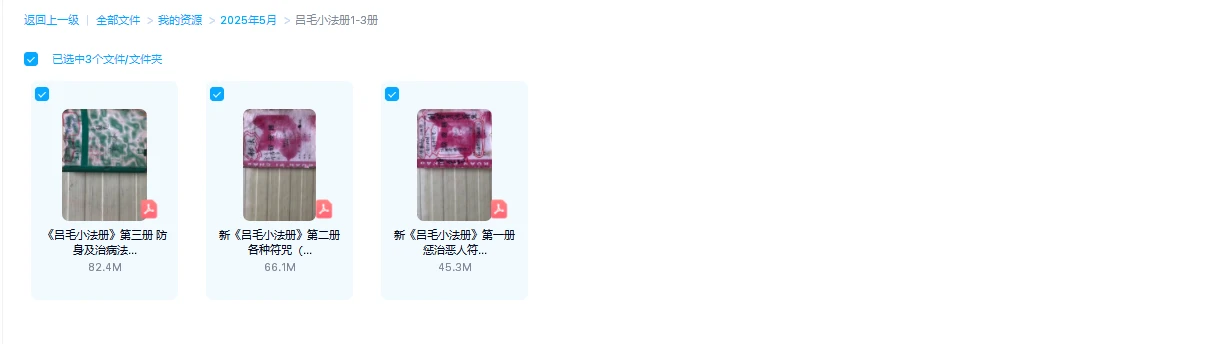 图片[1]_吕毛小法册1-3册PDF（3册）_易经玄学资料网