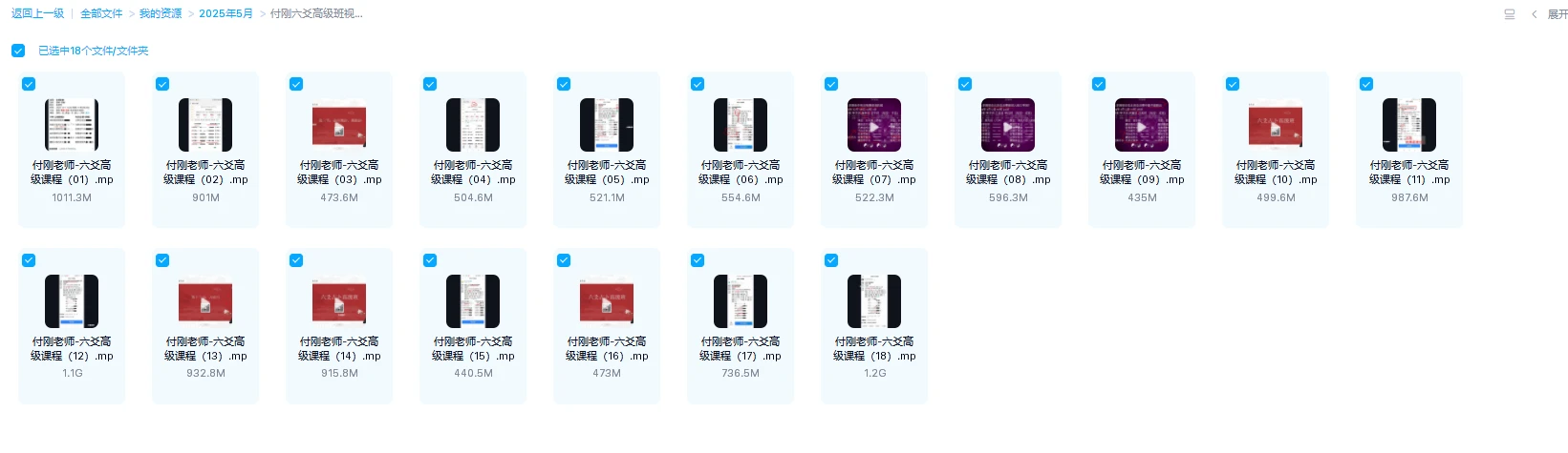图片[1]_付刚《六爻高级班》视频18集_易经玄学资料网
