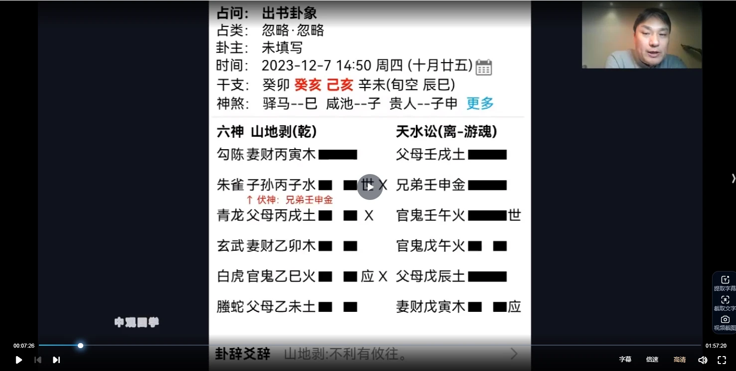付刚《六爻高级班》视频18集_易经玄学资料网