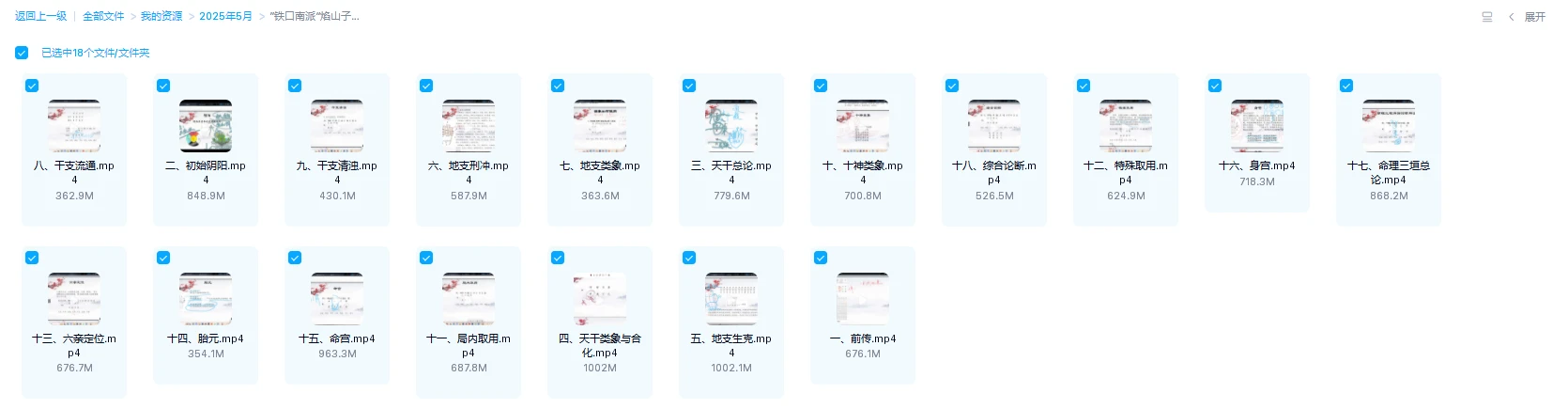 图片[1]_”铁口南派“焰山子第一期（视频18集）_易经玄学资料网