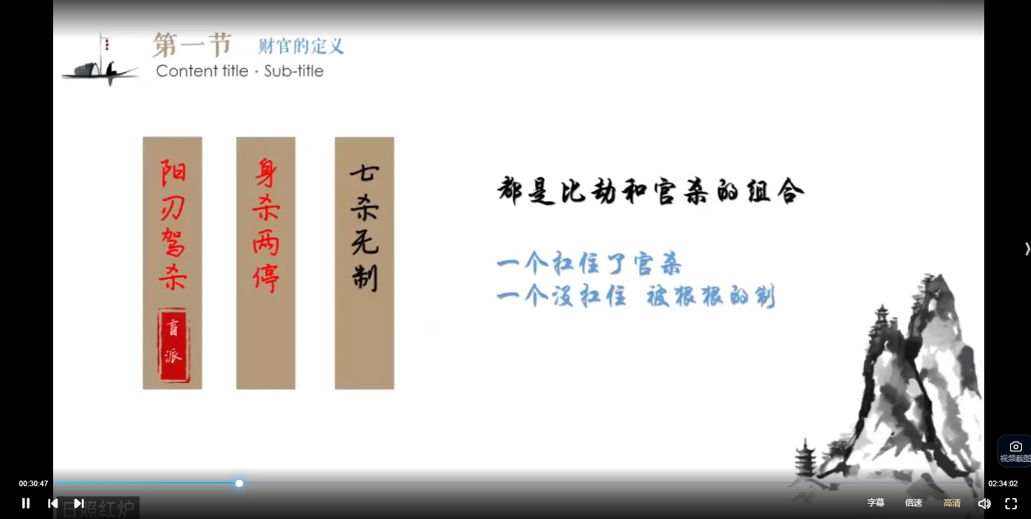 易达八字职业高级班（视频10集）_易经玄学资料网