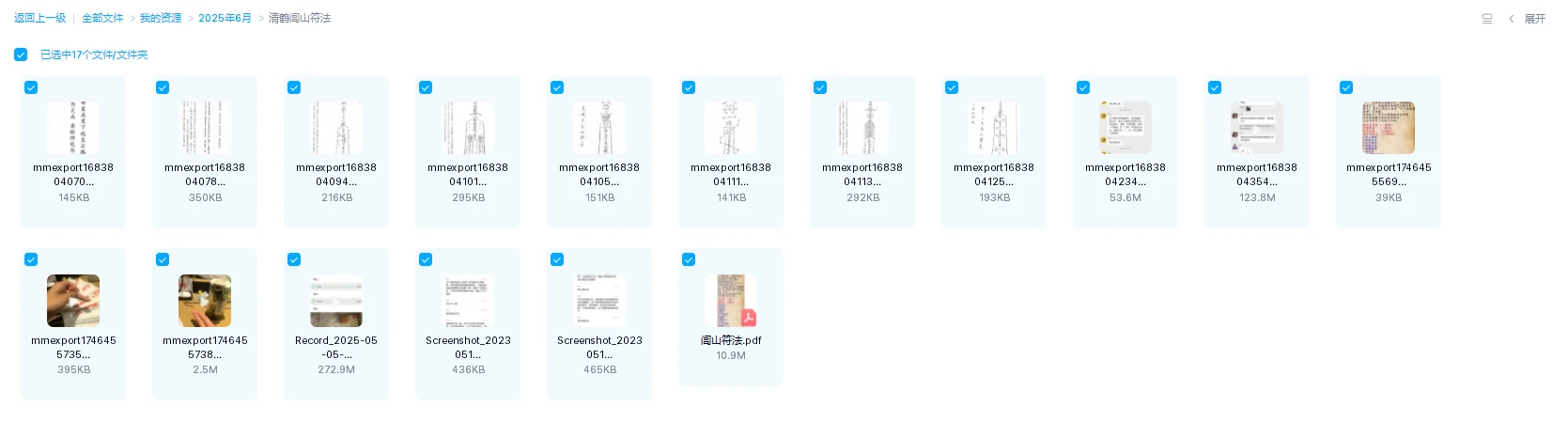 图片[1]_清鹤闾山符法（视频+资料）_易经玄学资料网