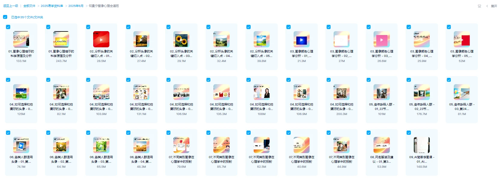 图片[1]_何曼宁图像心理全通班（视频35集）_易经玄学资料网