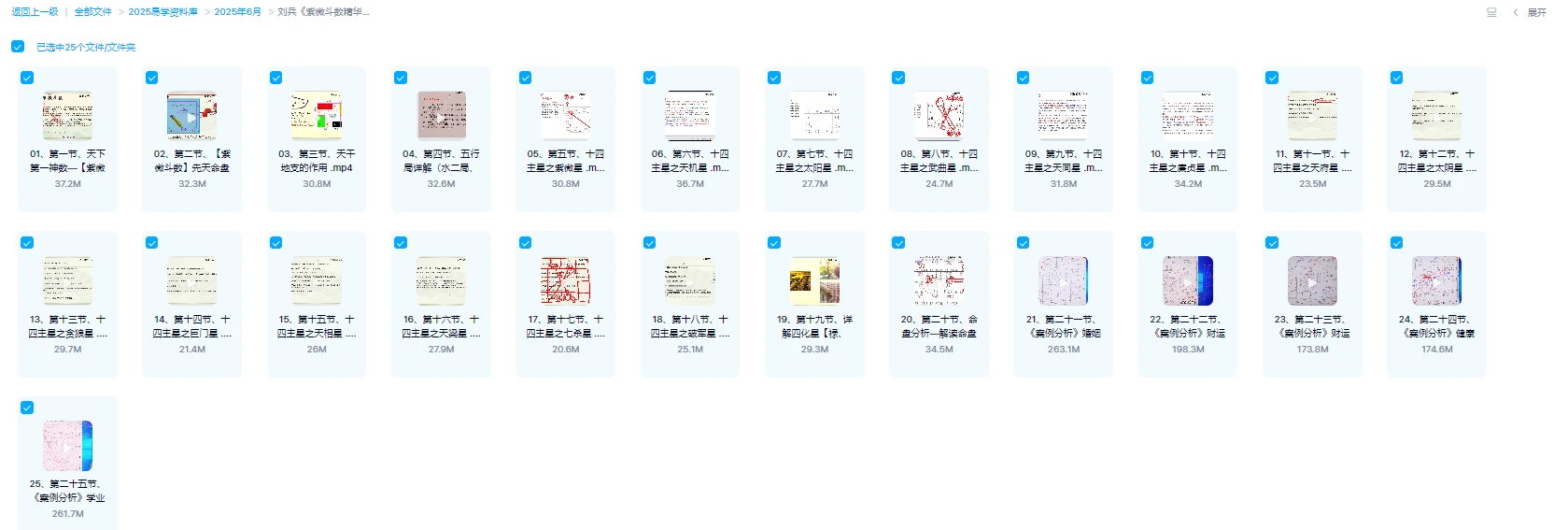 图片[1]_刘兵《紫微斗数精华课》视频25集_易经玄学资料网