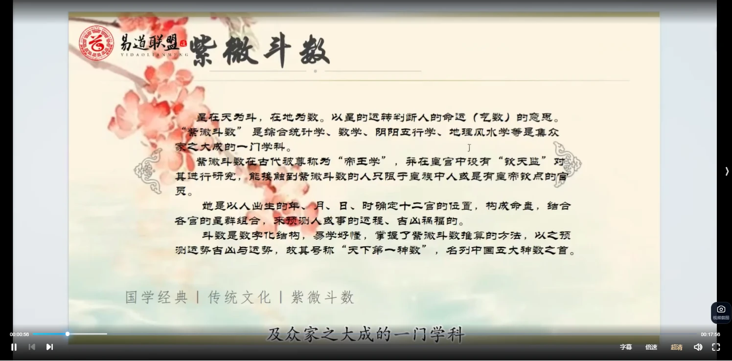 刘兵《紫微斗数精华课》视频25集_易经玄学资料网