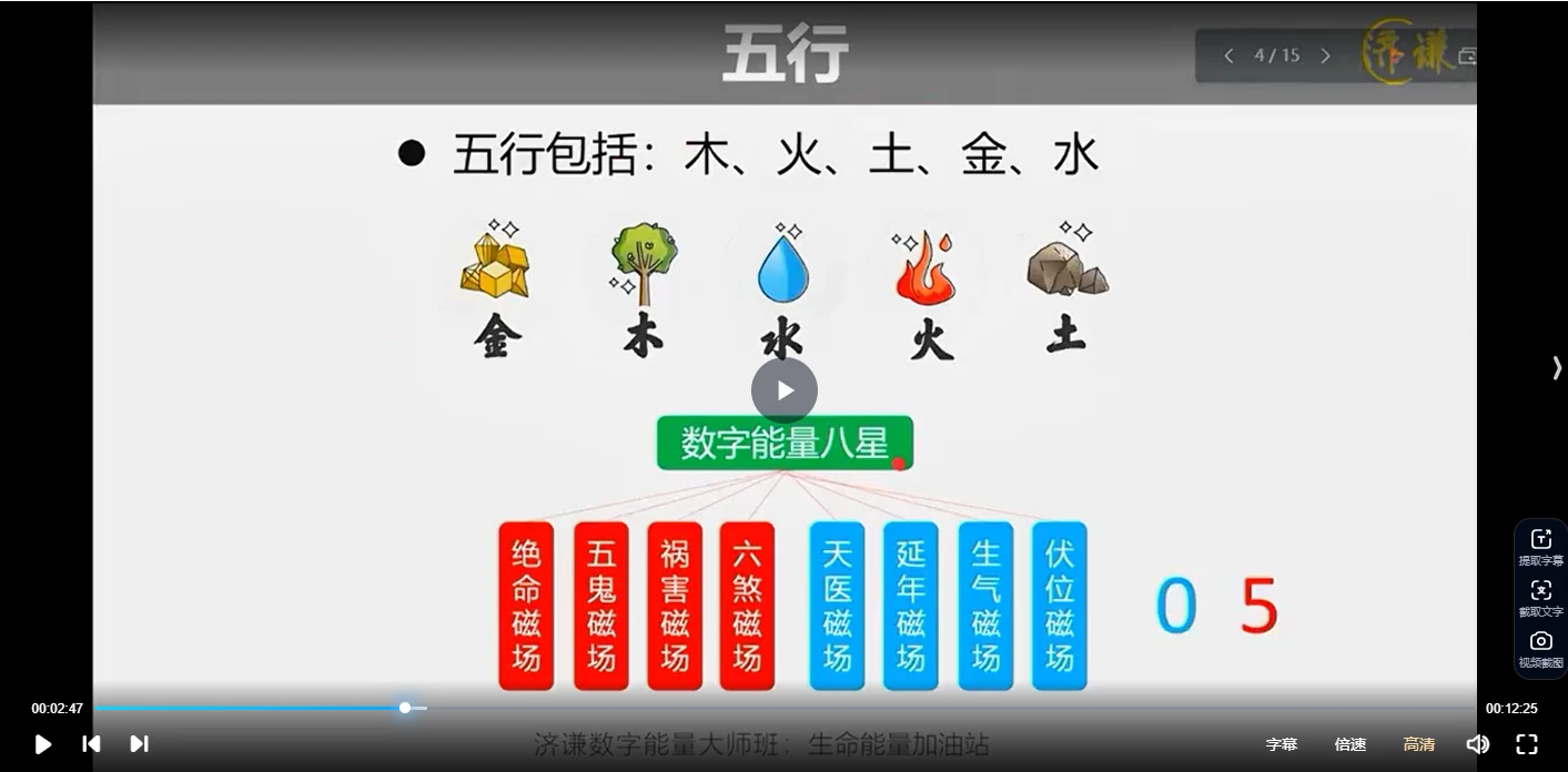 图片[3]_《数字调频能量大师班》一站式解锁八星、解读、配号、化解、流年等（视频50集）_易经玄学资料网