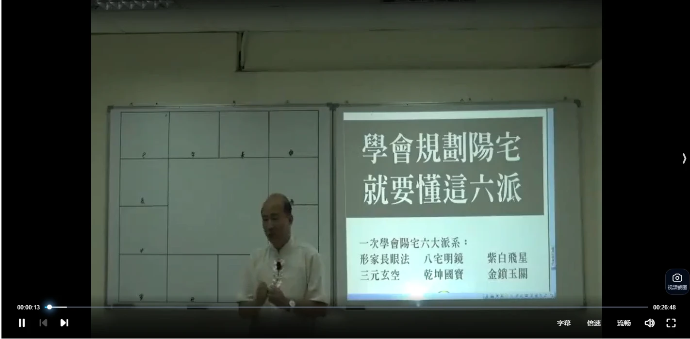 黄恒堉《一次学会六大派系阳宅学》（73集视频）_易经玄学资料网